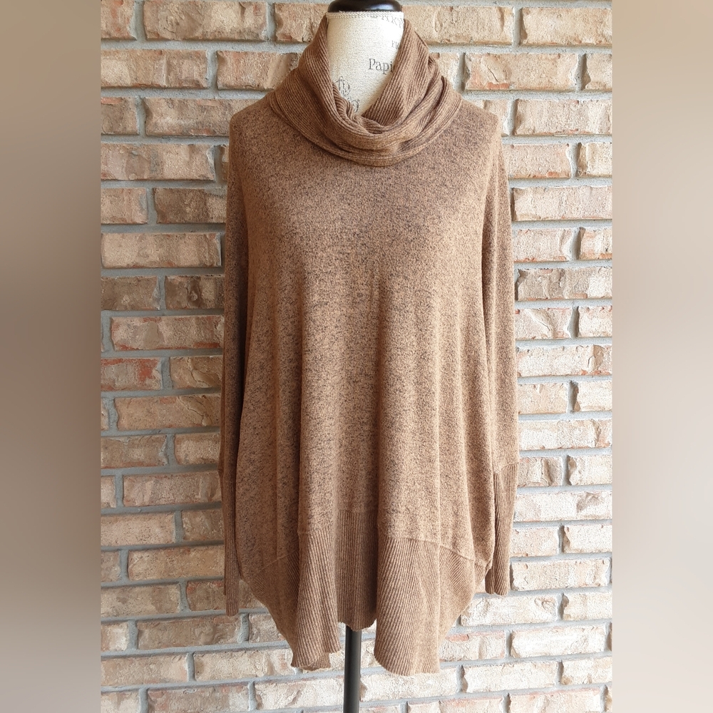 Anthropologie Postmark Cowl Neck Dolman Sleeve Lagenlook Sweater.